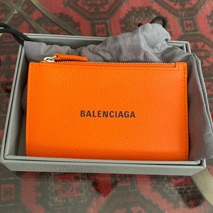 Balenciaga wallet limited lunar new year orange